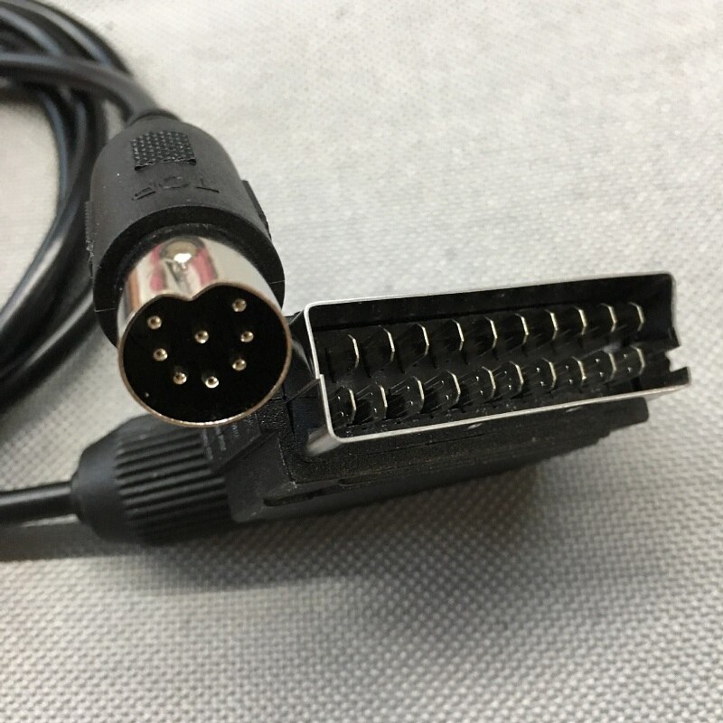 Vervanging 1.8M V-Pin Scart Kabel Voor Sega Megadrive 1 Genesis 1 Master System 1 Rgb Av Scart kabel Pal Versie