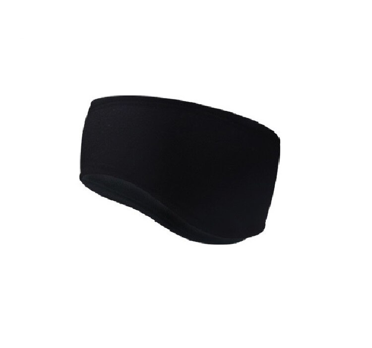 1PC Warm Ear Cover Earmuffs Women Men Winter Breathable Sports Headband Fleece Ear Protectors Outdoor Sports Accessories: black