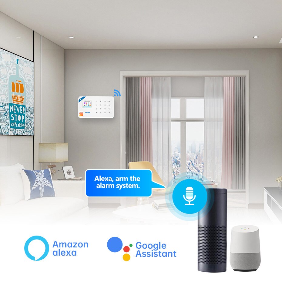 KERUI W18 GSM WIFI DIY Alarm System Wireless Home Security Motion Sensor Buglar Alarm Kit Russian French Spanish English Option