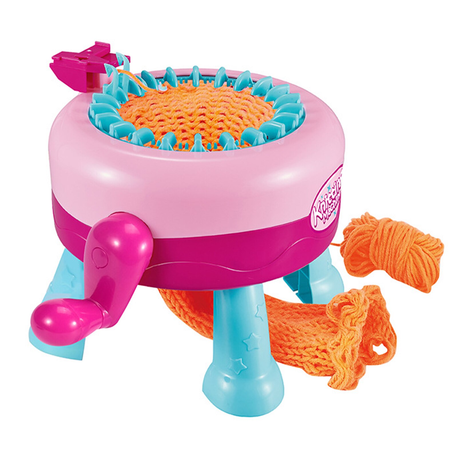 2-In-1 Diy Wol Knitter Voor Breien Machine Set Hand Breien Machine Kinderen Hoeden En sjaals Wol Loom: MachineHand