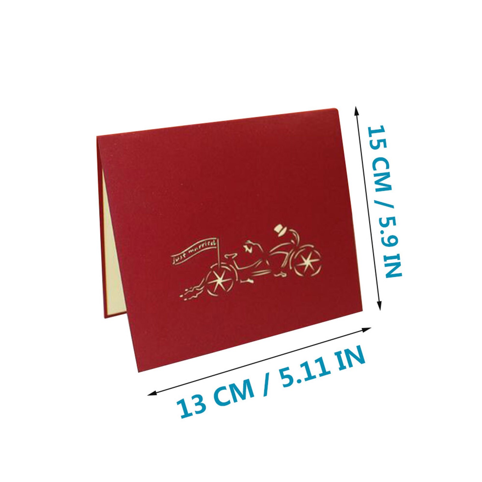 Love 3D Pop-Up Cards Valentines Day Postcard Stickers Wedding Invitation Greeting Blessing Card 98Anniversary for Her #27