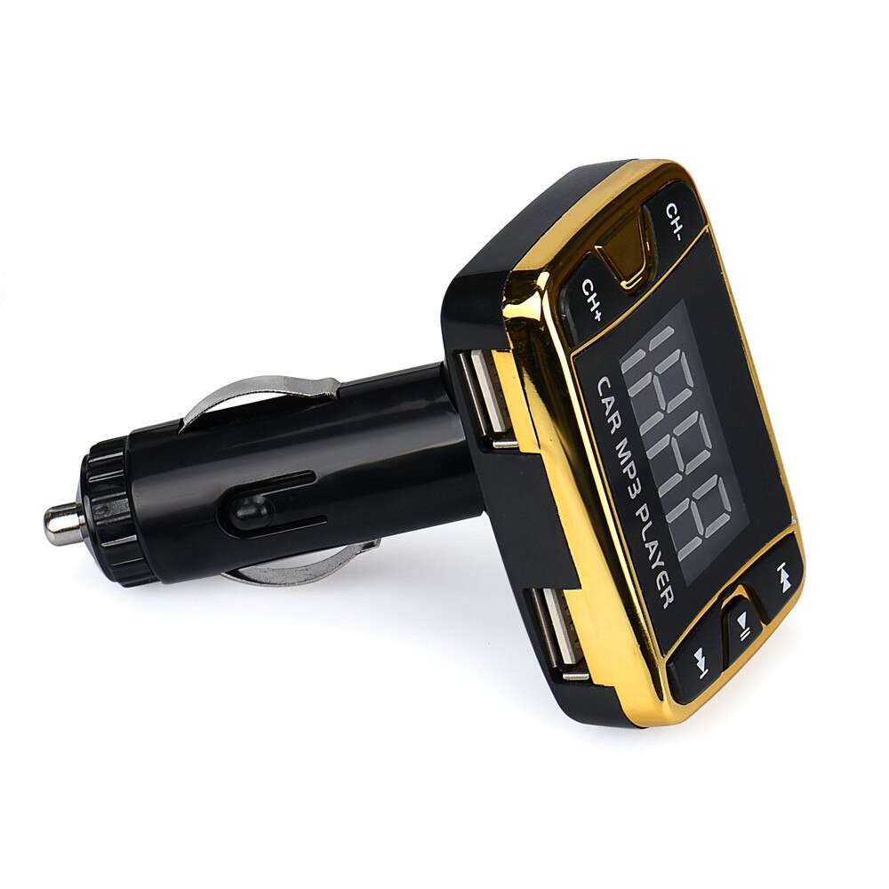 MP3 Player Wireless FM Transmitter Modulator Car Kit USB SD TF MMC LCD Remote Plug cigarette lighter directly