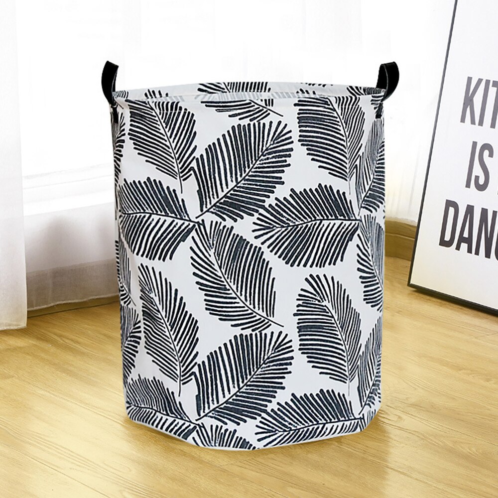 Canvas Waterproof Laundry Organizer Basket Large Capacity Laundry Hamper Dirty Clothes Storage Bag Toy Home Storage Box
