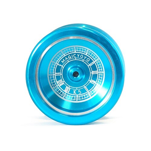 Magic Yoyo K5 Night Butterfly Metal Bearing Professional Yo-yo Toy - 5A, 3A, 1A Tricks: Blue