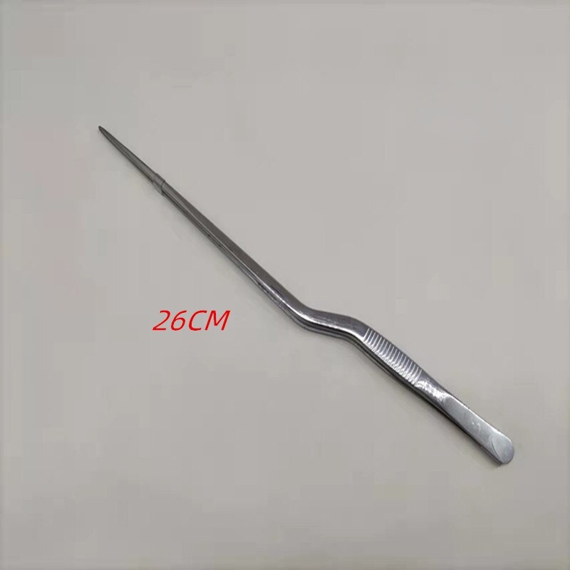Keuken Tang Keukengerei Bbq Tweezer Voedsel Clip Keuken Chief Tang Rvs Draagbare Voor Picknick Barbecue Koken: 26CM
