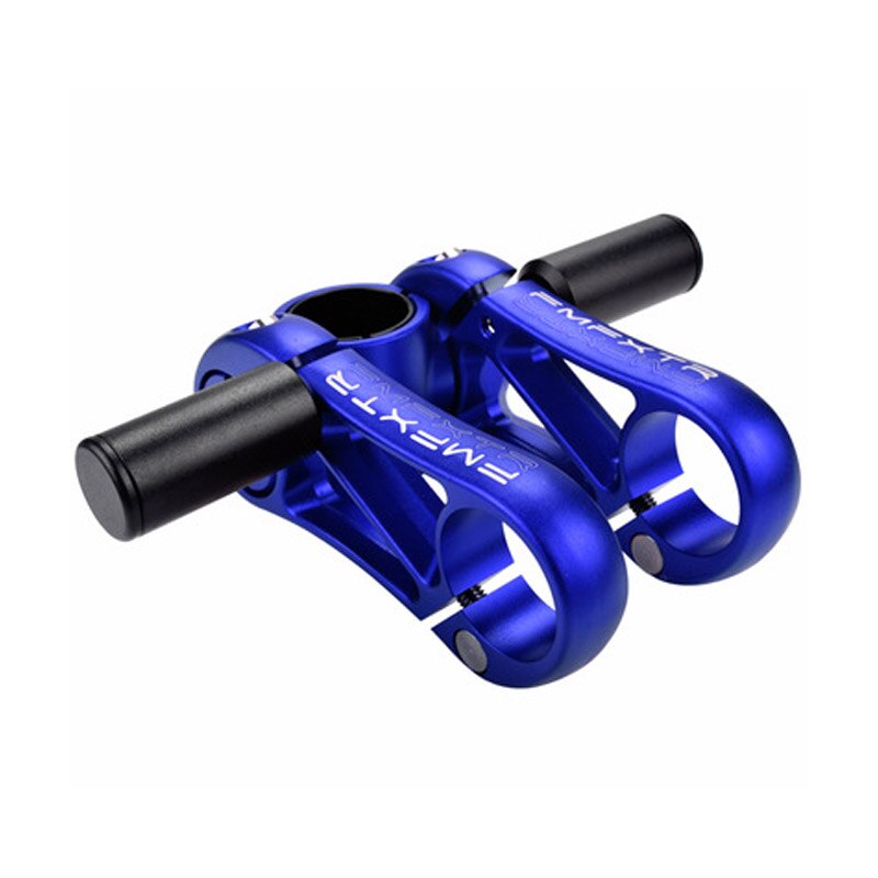 Fiets Riser Stuurpen 360 Graden Mbt Fiets Stuur Kraan 31.8 Hoogte Increaser Uitgerust Stuur Modificatie Verhogen Stem: blue1