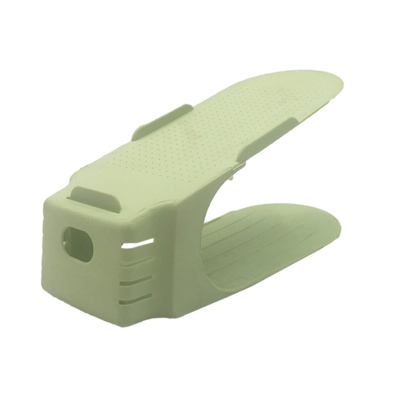 Porte-chaussures rangement pour chaussures Double porte-chaussures, porte-chaussures, porte-chaussures à usage domestique: 1pc Green