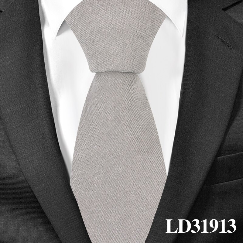 Männer Baumwolle Krawatten lässig Anzüge Dünne Krawatte Gravatas Solide Grün Mens Krawatten Für Geschäft 7 cm Breite Hochzeit Männer krawatten: LD31913