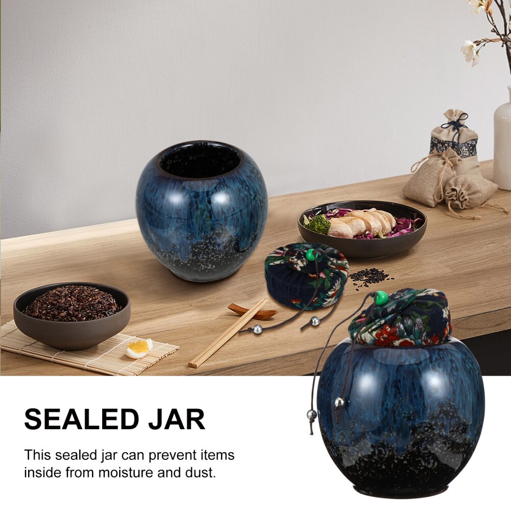 1 Pc 250Ml Grote Capaciteit Voedsel Kan Duurzaam Snoeppot Slijtvaste Verzegelde Pot