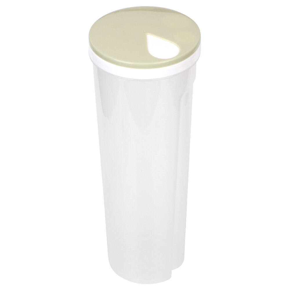 Caja de almacenamiento de plástico para Pasta de cocina con contenedor de granos de cereales y avena, caja multifunción para fideos finos: Verde