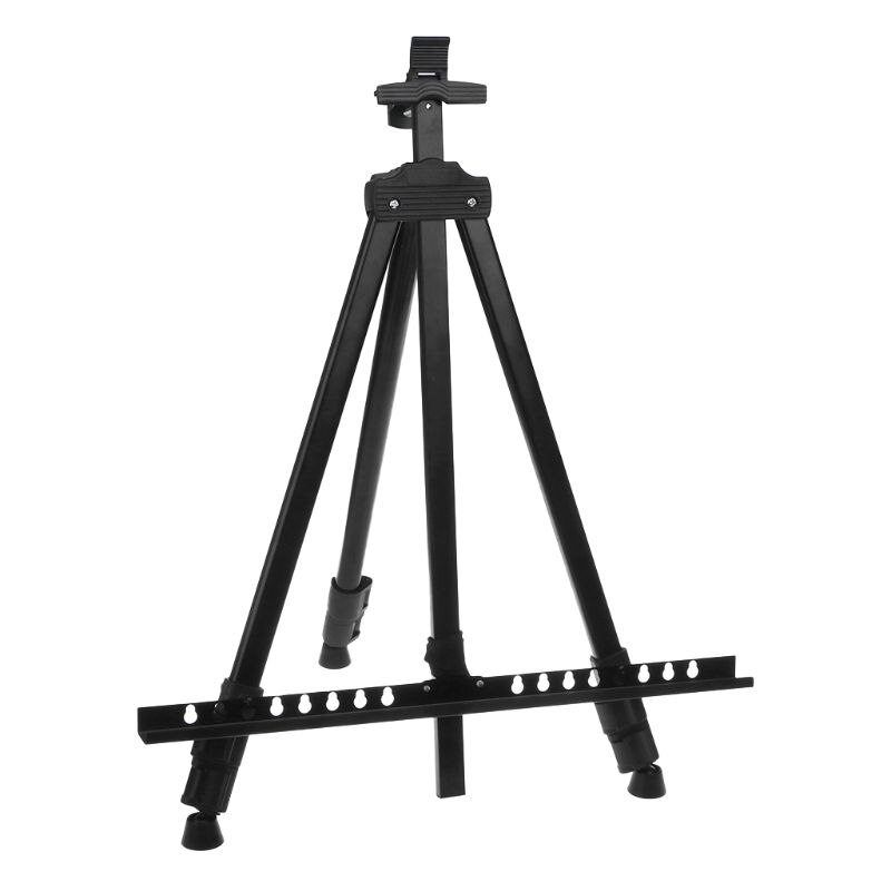 Verstelbare Telescopische Tekening Metalen Statief Display Stand Art Schildersezel Voor Studio Schilderen Display