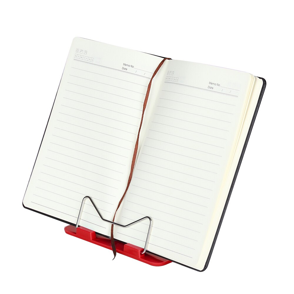 1pc Portable Foldable Reading Adjustable Angle Reading Book Stand Document Holder Bookends Book Organizer