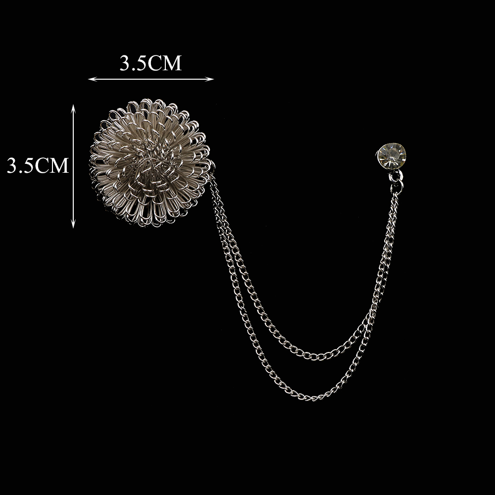 Mode Gentleman Kwastje Keten Broche Gitaar Muzieknoot Star Leaf Retro Revers Pin Voor Mannen Trouwpak Shirt Colla Accessoires: Blue White Zinc Plated