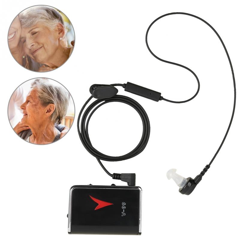 Pocket Hearing Aid Vioce Amplifier Sound Enhancement for Hearing Loss Seniors Elderly Hearing Aids