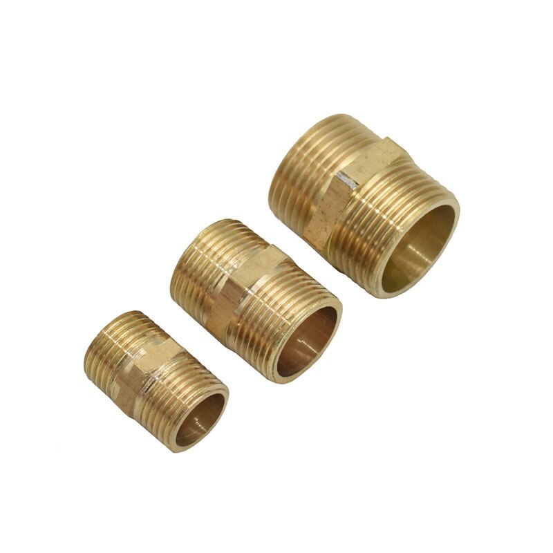 1/2"3/4" 1" male Brass threaded connector hose repair 2-way hose tap fittings Garden water tap Connector 1pcs