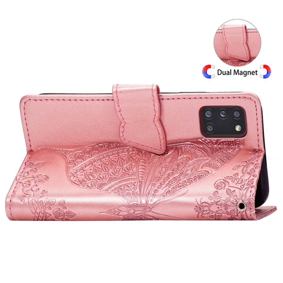 3D Butterfly Flip Case For Samsung Galaxy A31 Case Wallet Leather Phone Case On For Samsung Galaxy A31 A31 A315F A315 Cover