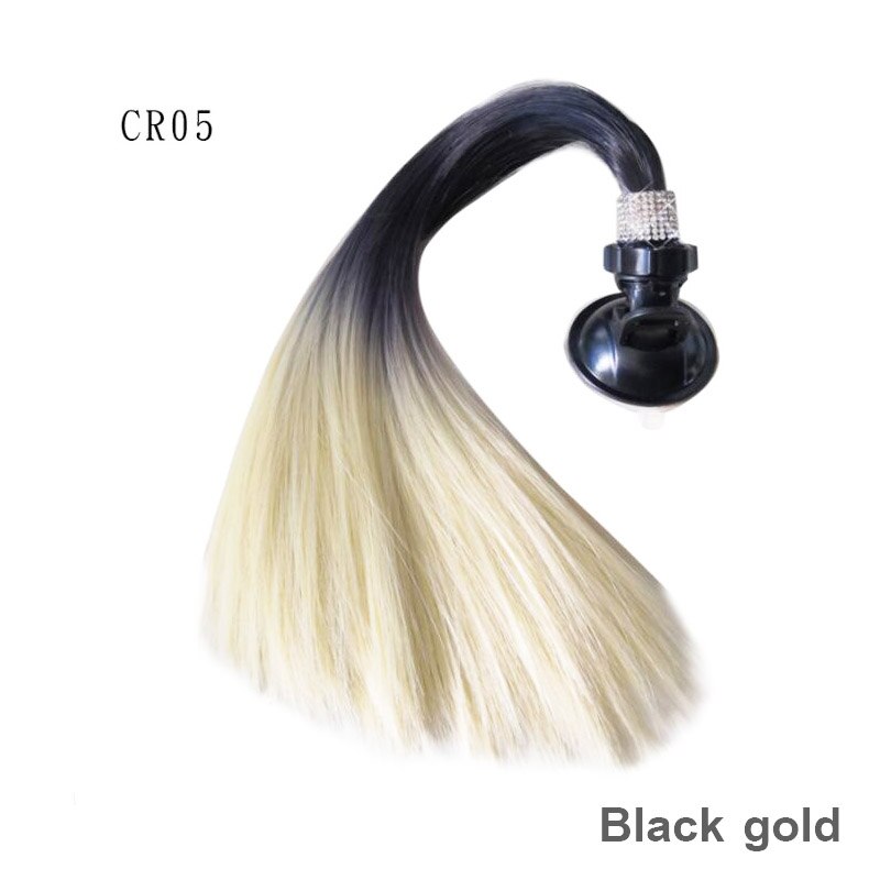 CDCOTN 1pz Casco Del Motociclo di Modo Trecce FAI DA TE diamante Donna Parrucca Trecce per Caschi Da Moto Ventosa Decorazione macchina messa in piega: CR05