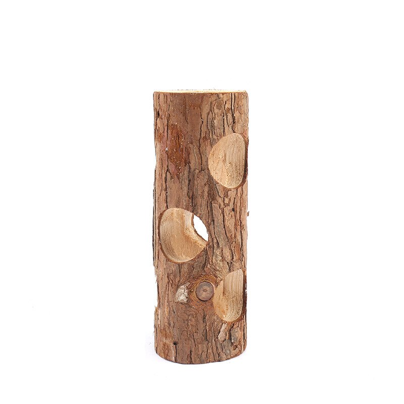 Konijnen vogels kiezen klein speelgoed appeltakken houten dierenbenodigdheden voor chinchilla speelgoed katten speelgoed hamster houten accessoires: 014