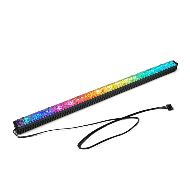 Tira de luces LED RGB K1KF para PC, ARGB magnético arcoíris, 5V, sincronización de 3 pines, RGB, fusión, MSI, sincronización de luz mística