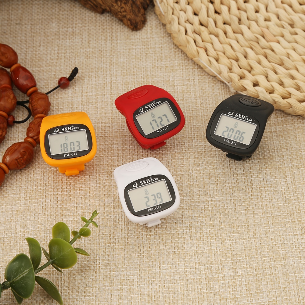 neue 6 digitale LCD hand tally zähler 8 kanäle LED licht zeit neue funktion elektronische gebet silicon ring zähler freeship