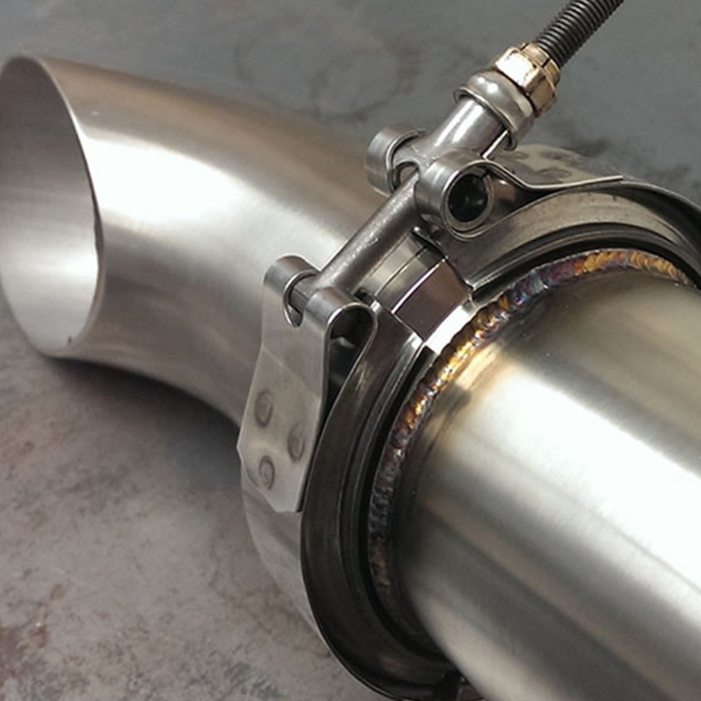 Ss304 v-band Clamp Acero inoxidable M/F 3 V banda Turbo escape Downpipe de portátil