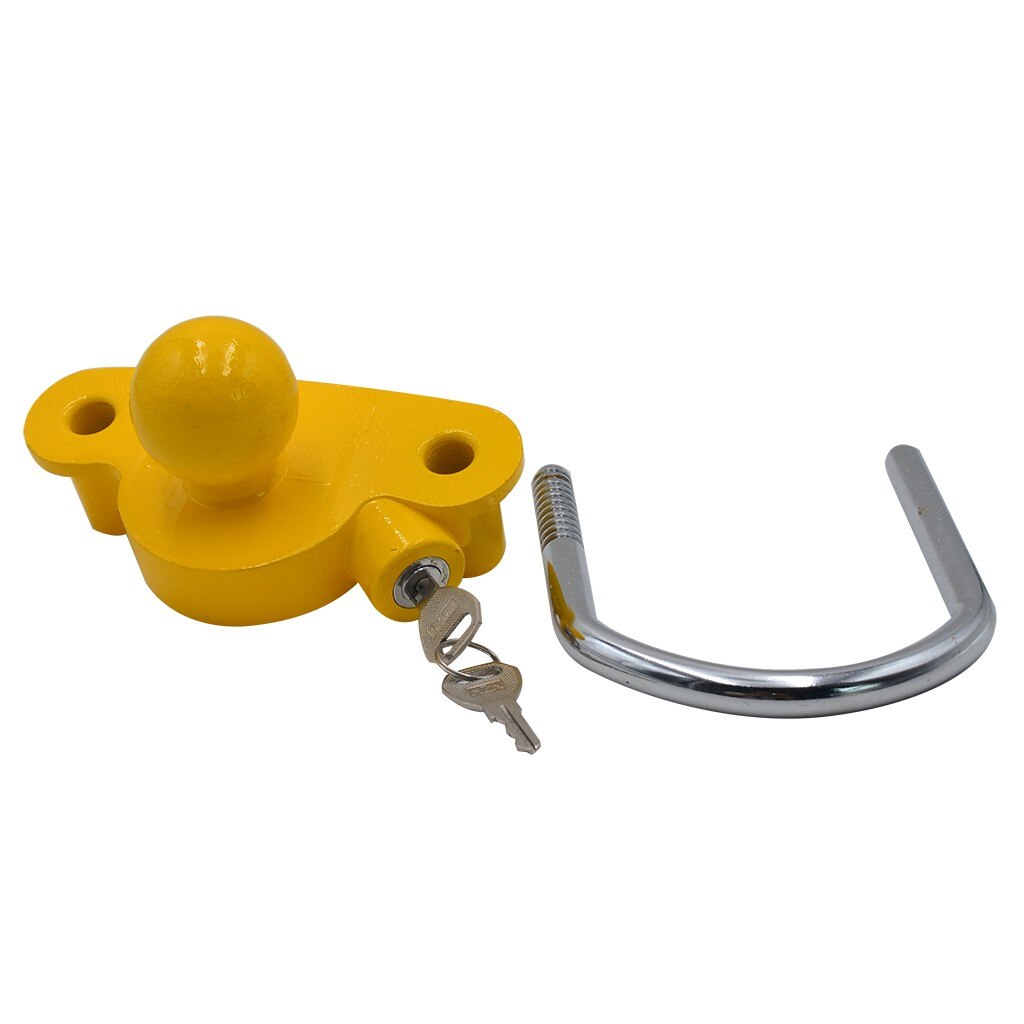 Universal High Security Universal 50mm Caravan Trailer Lock Marine Product Hitch Lock Caravan Trailer Coupling Tow Ball lock#P35