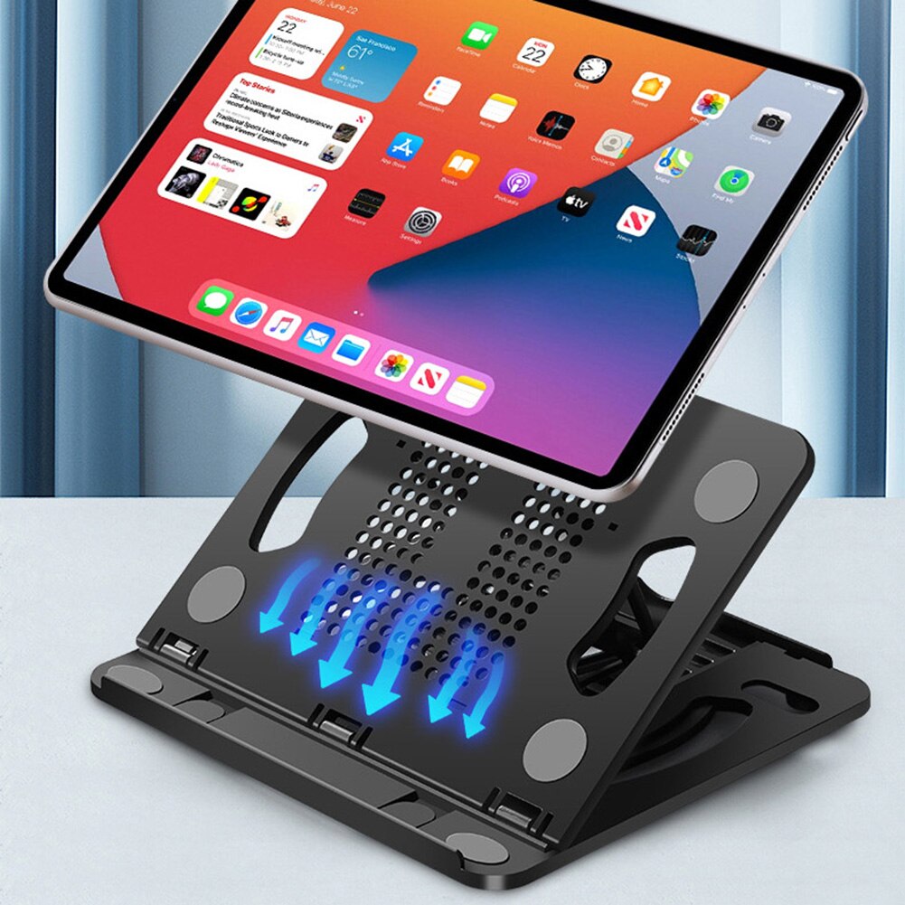 Verstellbarer, faltbarer laptopständer, universeller tragbarer desktop-notebook-halter, rutschfeste tablet-halterung, zubehör für macbooks