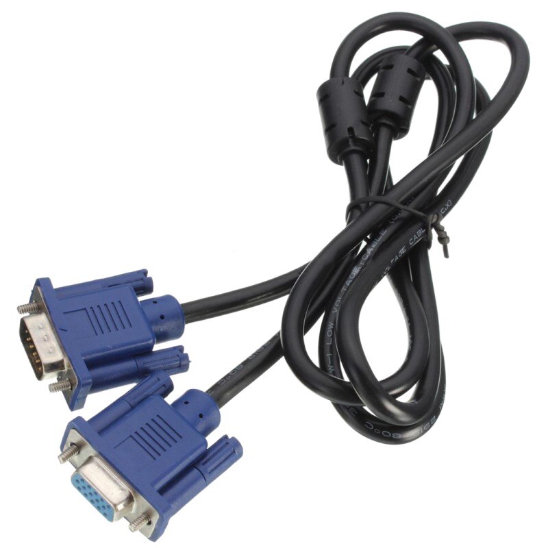 VGA/SVGA HDB 5FT 1.5M VGA HD Cable Male to Male Extension computer Monitor Cable