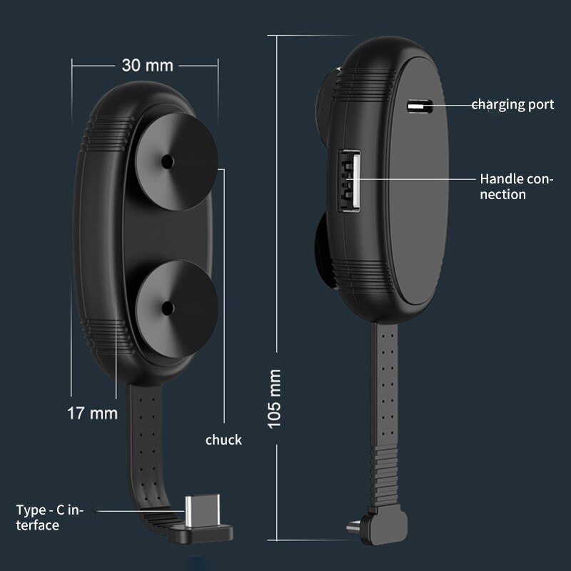 Til nintendo switch 2 in 1 otg forlænger ladekabel adapter til ns switch opladning gamepad controller kabel 2 sugekopper