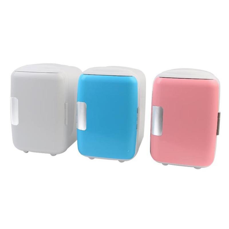 Mini nevera portátil para coche, refrigerador de viaje para el hogar, 12V, 220V, calentador automático, caja de refrigeración de doble uso para oficina, 4L