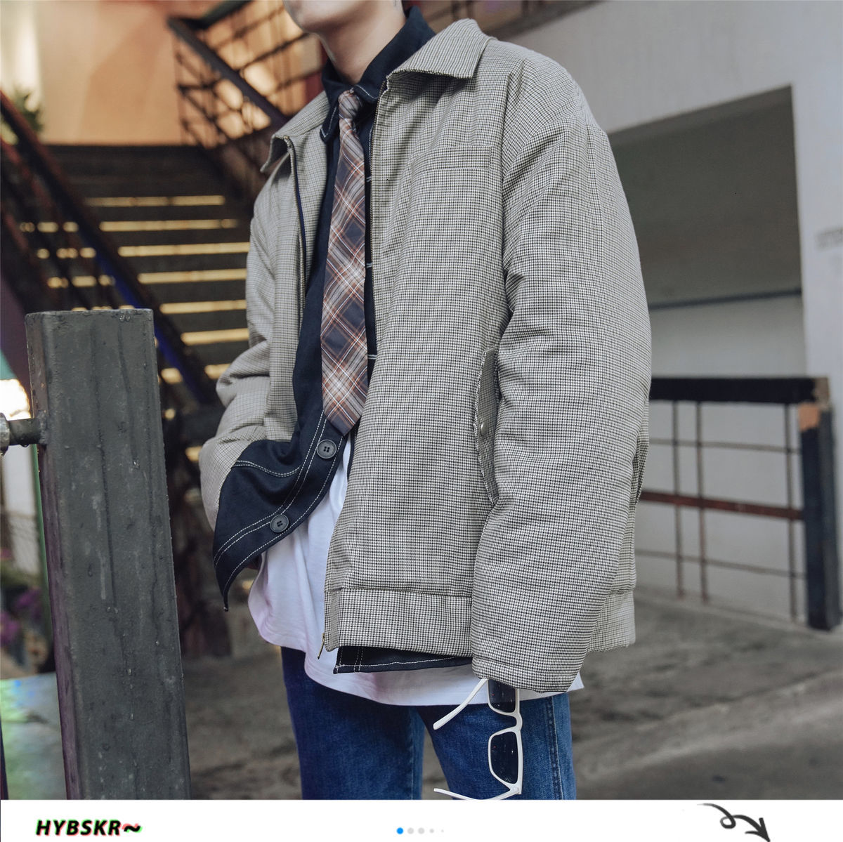 Men's Mid-length Leather Jacket Slim-fit Korean Style Handsome Winter Plush Thick Fur Coat