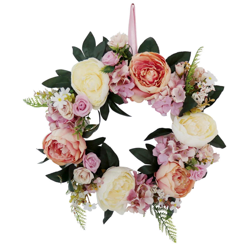 Kunstig Blomsterkrans P onkrans 16 Tommer D r F Grandado kunstig-blomsterkrans-p-onkrans-16-tommer-d-r-f-grandado