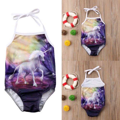 lindo bebé niños niñas unicornio Animal de mono de mameluco mono ropa trajes Braga traje de una pieza