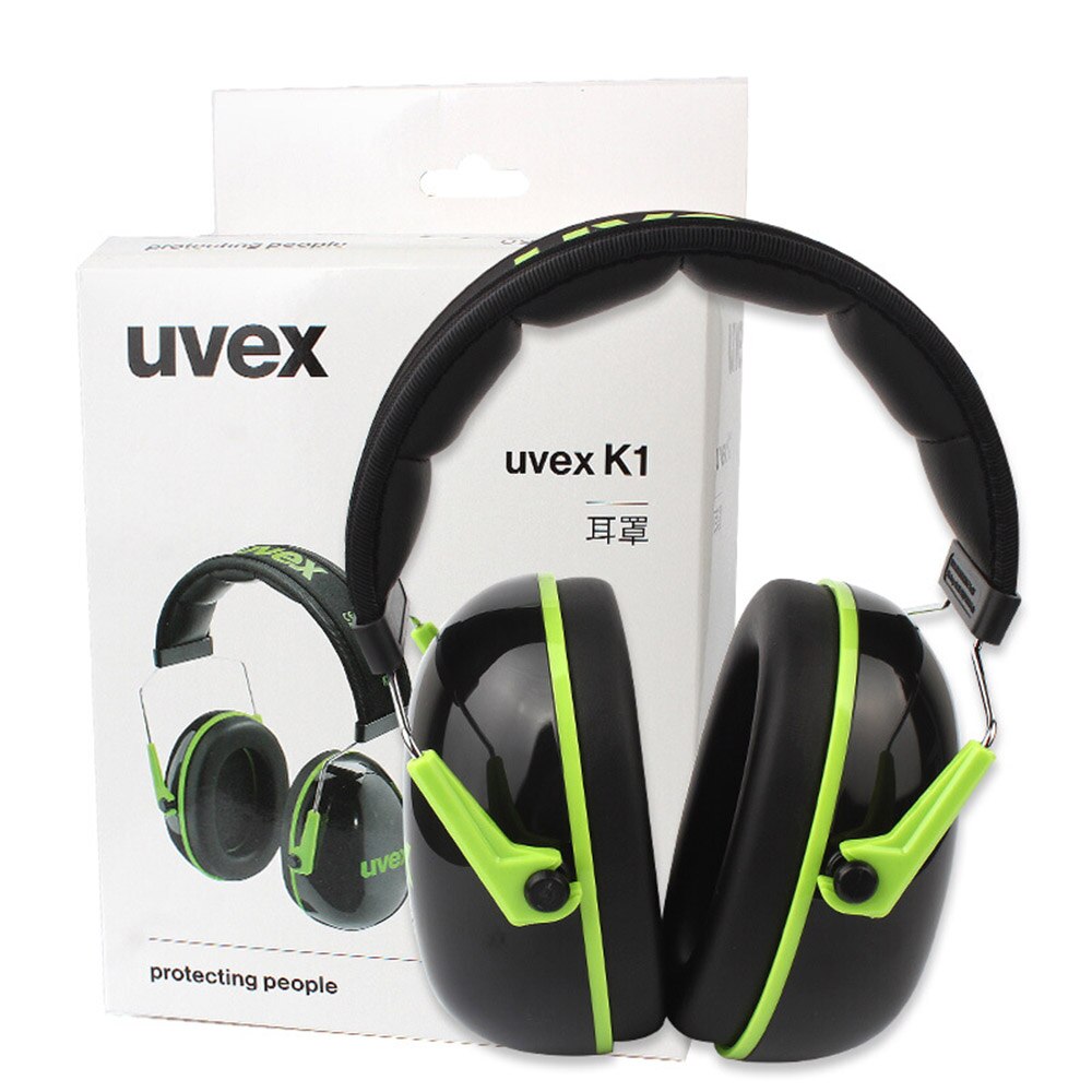 Orejeras de espuma UVEX K1/K2/K3 insonorizadas, reducción de ruido, 33dB, SNR, 27dB, NRR, diadema ajustable para viajes de sueño industrial