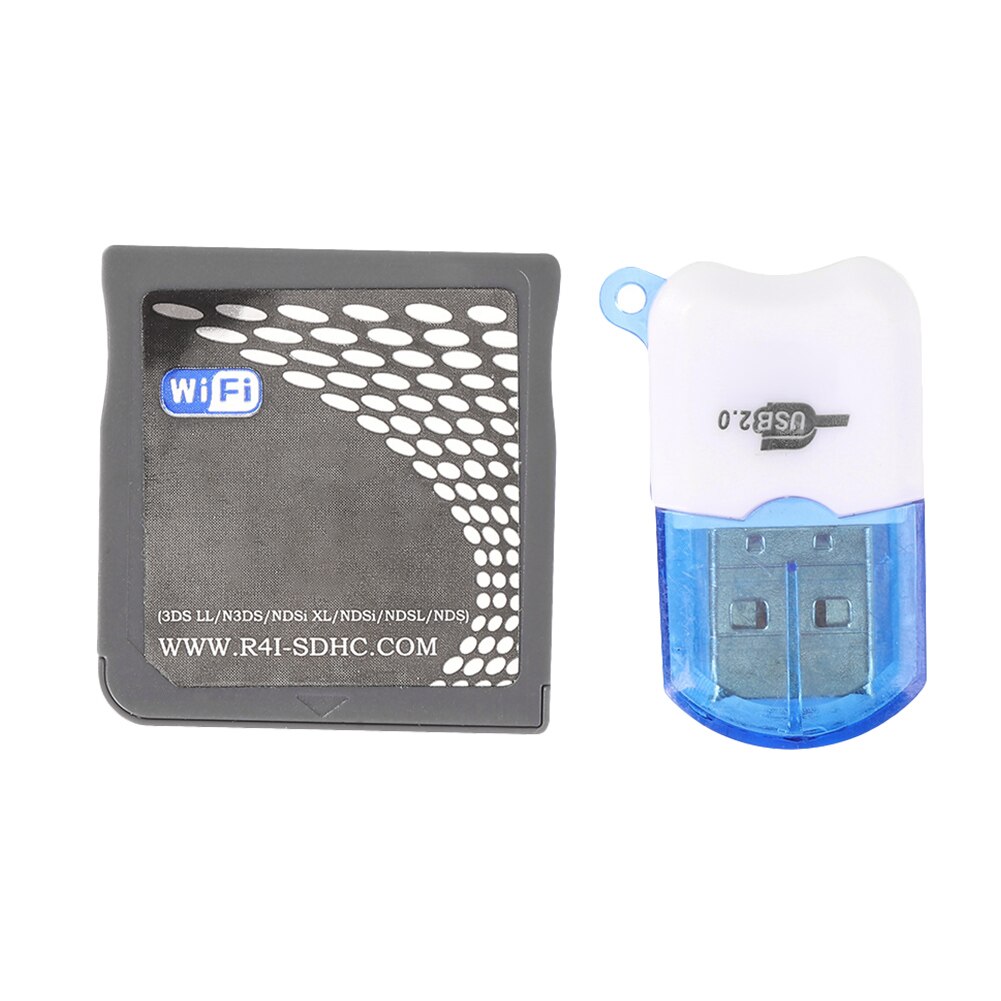 R4I RTS karta robić nagrywania kart pamięci w/karta pamięci TF czytnik robić konsoli gier NDS 3DS zestaw USB 2.0 przenośna karta pamięci: Default Title