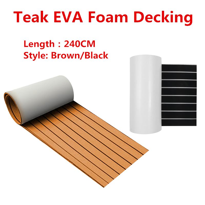 Zelfklevende Eva Foam Boot Marine Boot Vloeren Faux Boot Teak Decking Sheet Accessoires Marine 2 Stijlen