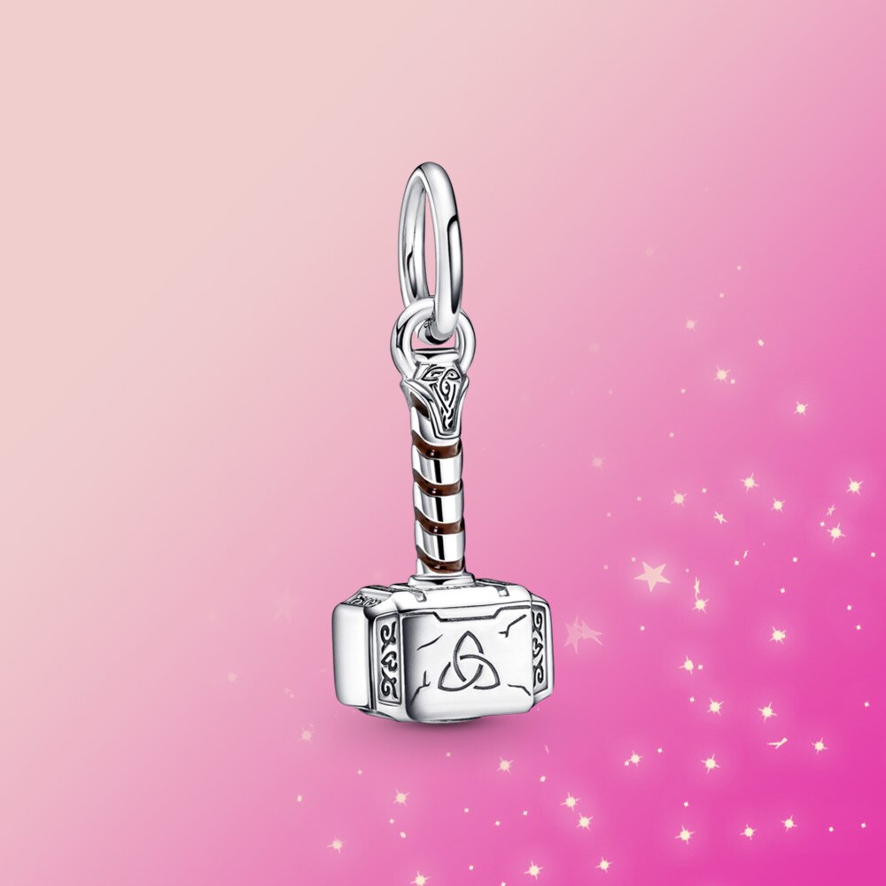 Charme 925 arco reator charme talão amá-lo 3000 vezes jóias caber pulseira os Vingadores，original para presente feminino: PASD49