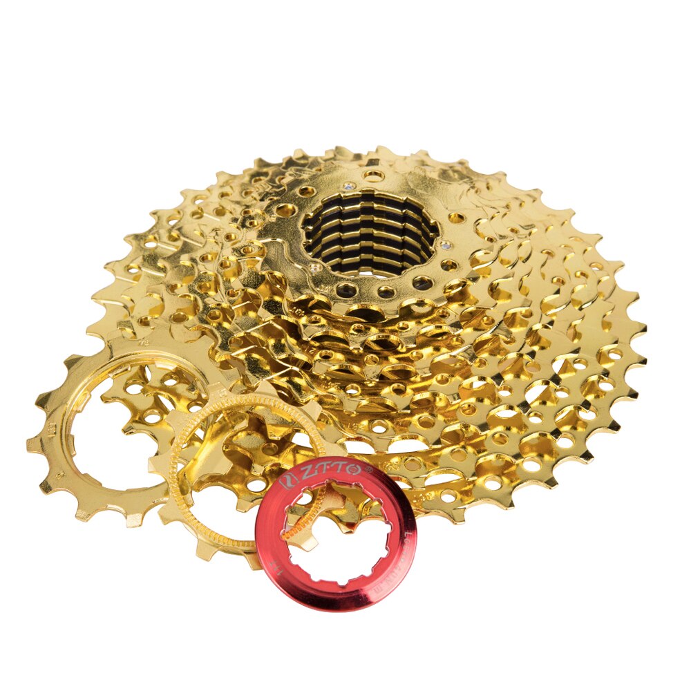 Large Flywheel Golden Cassette Flywheel Climbing Flywheel Tooth Compatible Mountain Bike Truck Gear Mountain Bike Accessories