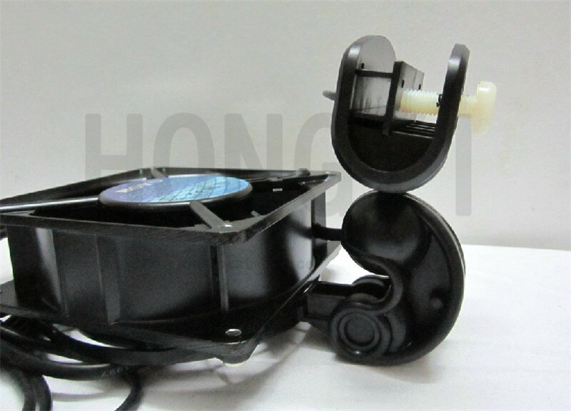 Boyu 1 stk fs -120 15w fs -120a 4w akvarie køleventilator køler justerbar 360 grader akvarium temperaturkontrol lille ventilator