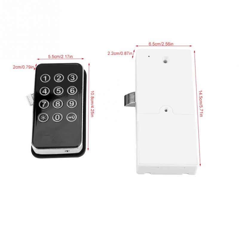 Digit Password Cabinet Lock Combination Cam Cabinet Lock Spa Password Security Coded Cabinet Lock Locker Zinc Alloy