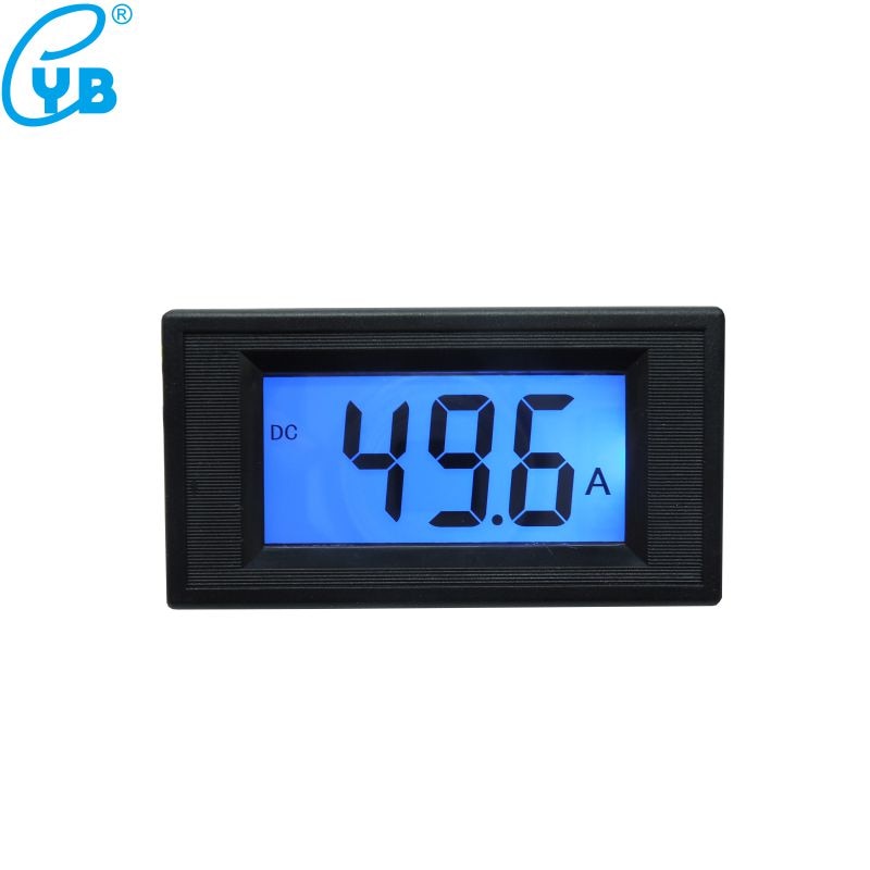 LCD Digital DC Current Meter DC 100A Ammeter Amp Panel Meter DC Ampere Meter Current Tester Indicator DC Amperemetre 76*39.5mm