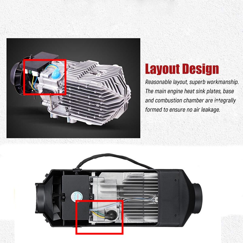 Calentador de estacionamiento de cerámica para vehículos diésel, bujía incandescente de 12V y 88W-98W para coches, barcos y camiones, piezas de calentador de estacionamiento con pasador de cerámica