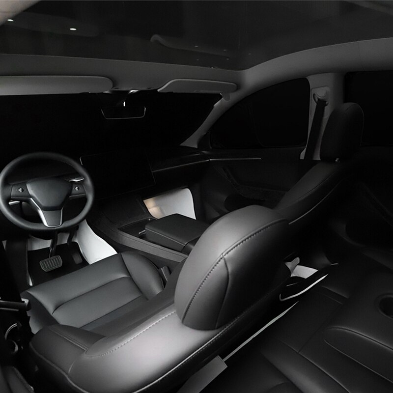 3x for Tesla Model Y Car Front Rear Windshield Side Window Privacy Shade Skylight Blind Shading Net B &amp; C