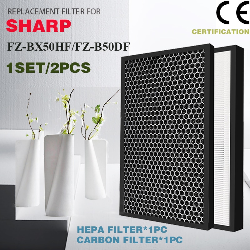 For sharp air purifier filter FZ-BX50HF and FZ-B50DF Replacement air purifier KC-500Y5-B KC-500Y5-W KC-50E9-B/W KC-B50-B/W