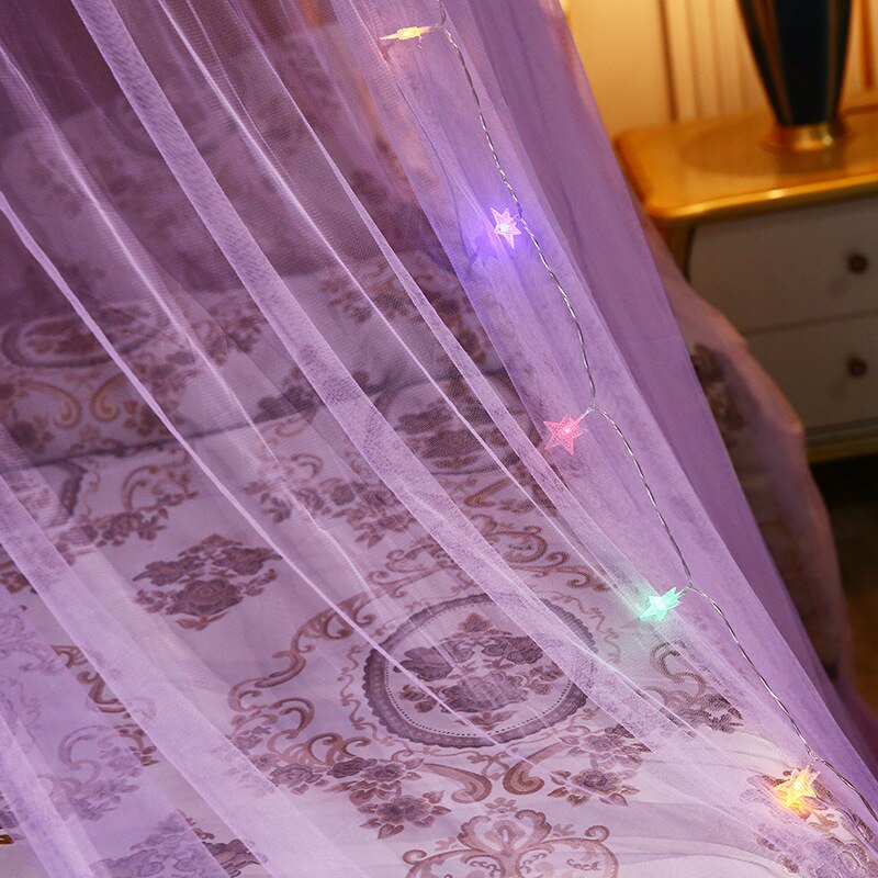 Summer Hung Dome Mosquito Net For Double Bed Polyester Mesh Fabric Bed Curtain Home bedroom Baby Adults Hanging Decor