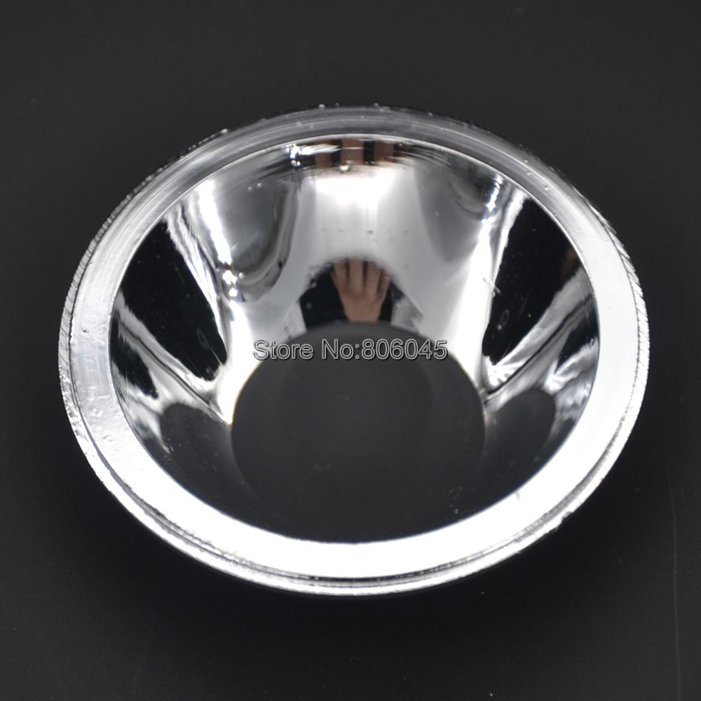 1 jeu de lentilles LED en verre 44mm 120 degrés + collimateur réflecteur à trou rond 50mm + support fixe pour LED COB haute puissance 10W de forme ronde