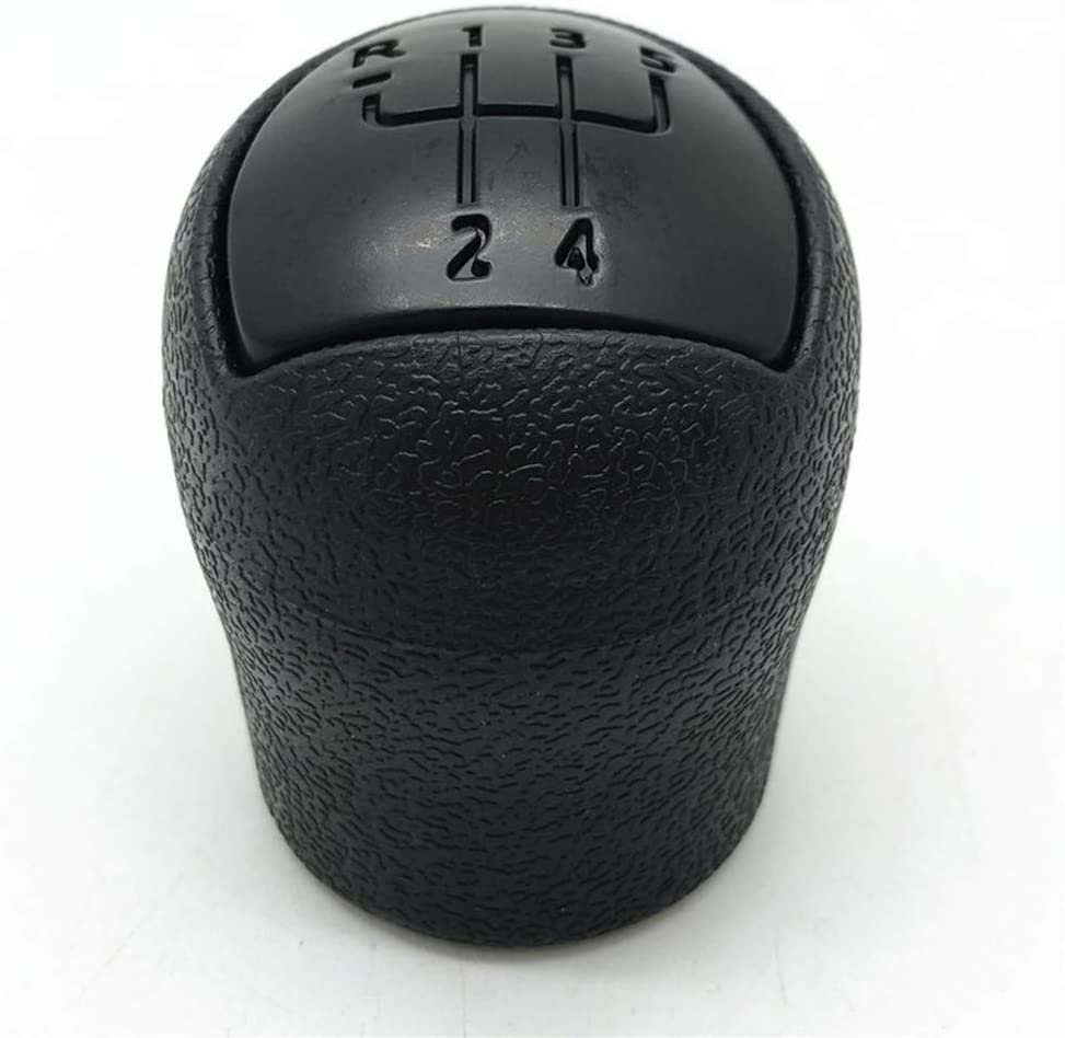 Car 5 Speed Gear Lever Stick Shift Knob Durable Rubber Gear Shifter Knob Head Black For Renault Clio Kangoo 2006 2007