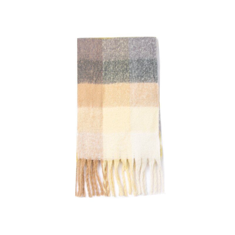 nouvelle Plaid hiver écharpe femmes grande taille Plus épais Pashmina châles femelle grande couverture gland enveloppes 250cm: 04