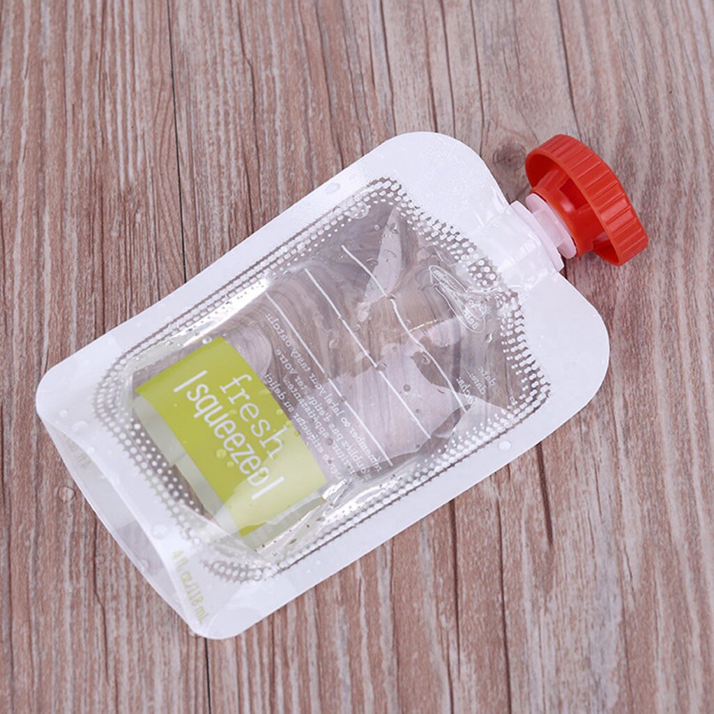 10/20/50 szt. Żywność i worek na napoje pojemnik-zamykany ekologiczny ciężki-obowiązek Smoothie torby na przybory kuchenne dla dzieci