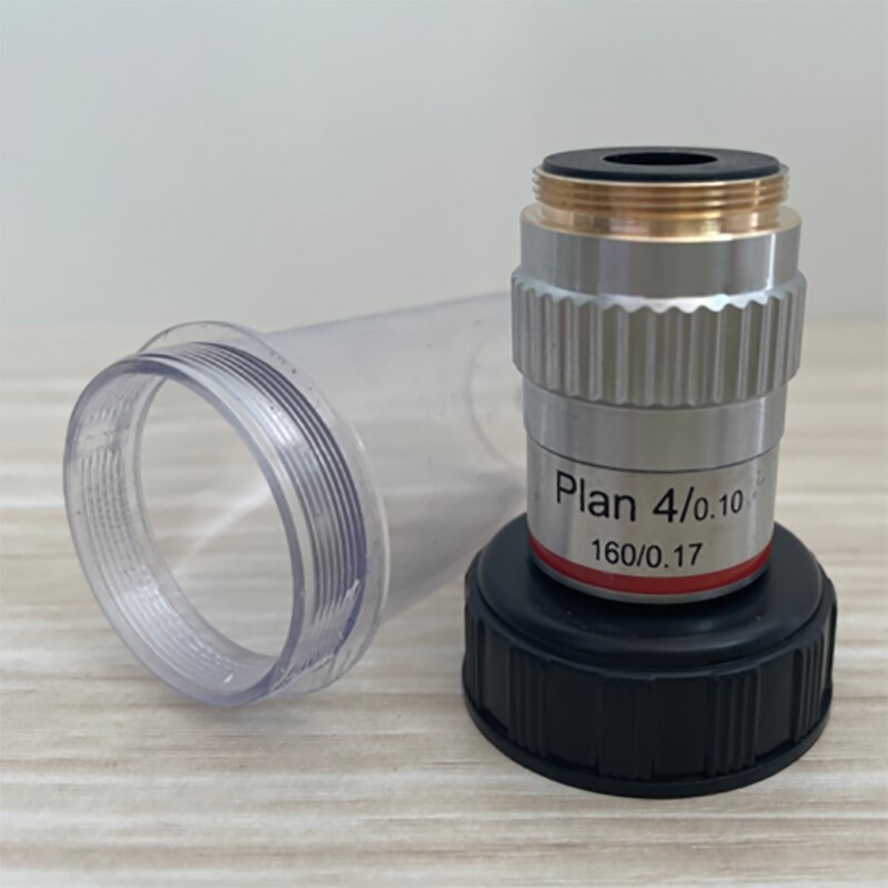 4X Lens Lens Adapter Suitable For RMS Microscope Objective Lens To M42x1mm Mount Inside Thread
